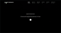 Desktop Screenshot of marketresearchiran.com